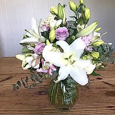 Pastel Vase Arrangement