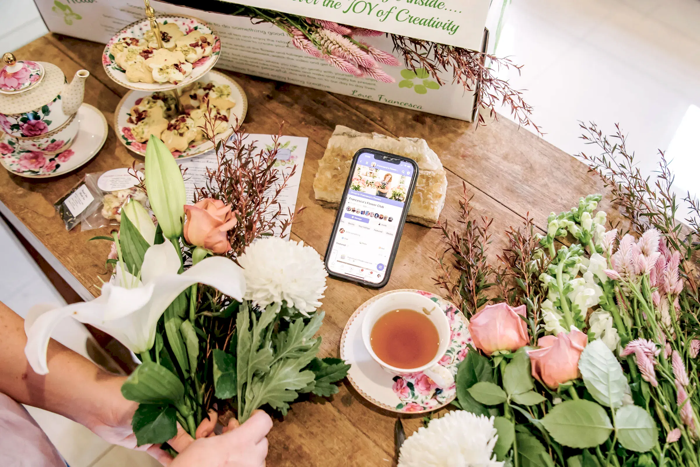 Francesca's Flower Club Box - One Month (First Friday of each Month)
